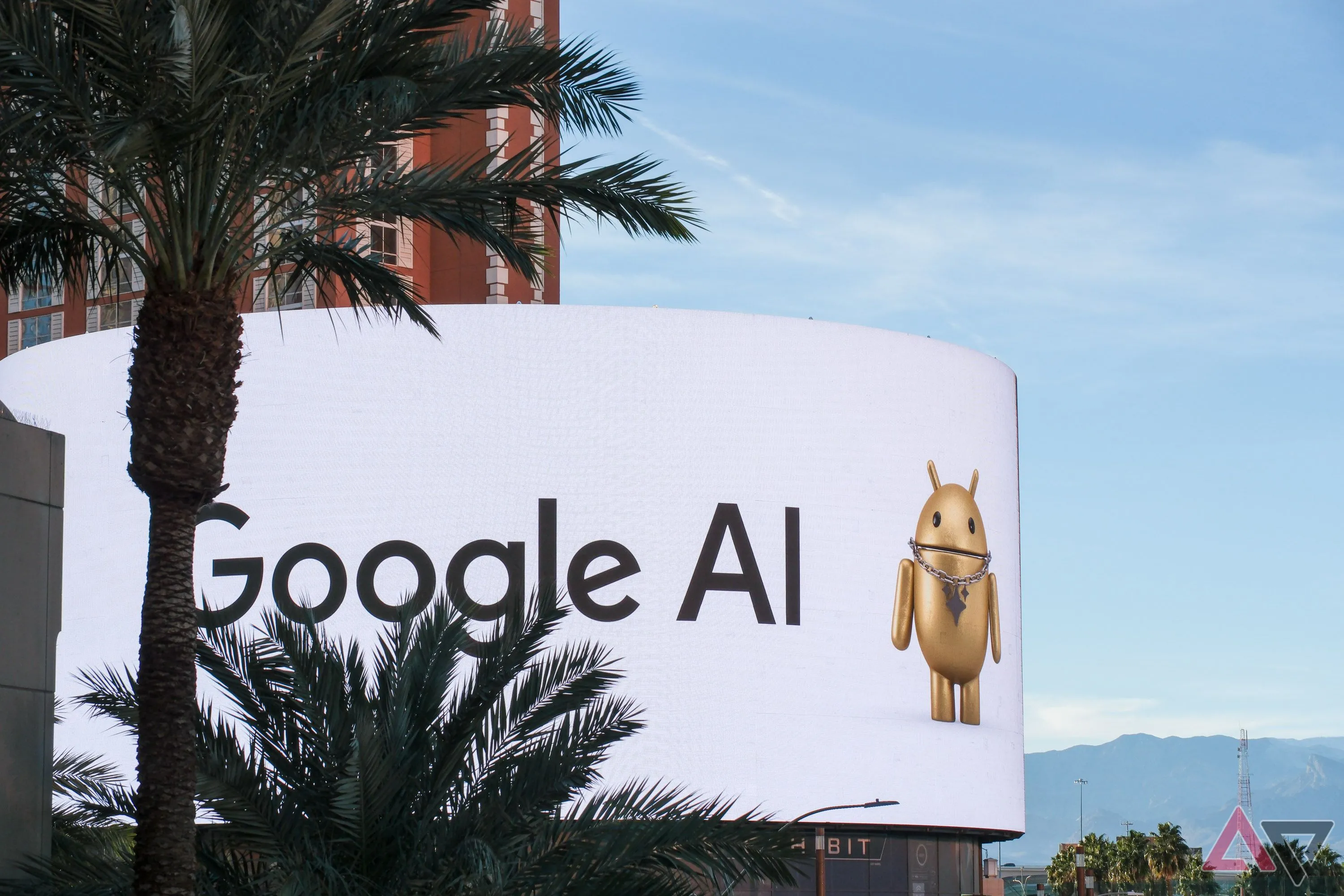 Biển quảng cáo Google AI tại Las Vegas