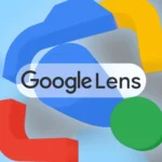 Giao diện Google Lens hiển thị kết quả tìm kiếm và vị trí thanh tìm kiếm hiện tại.