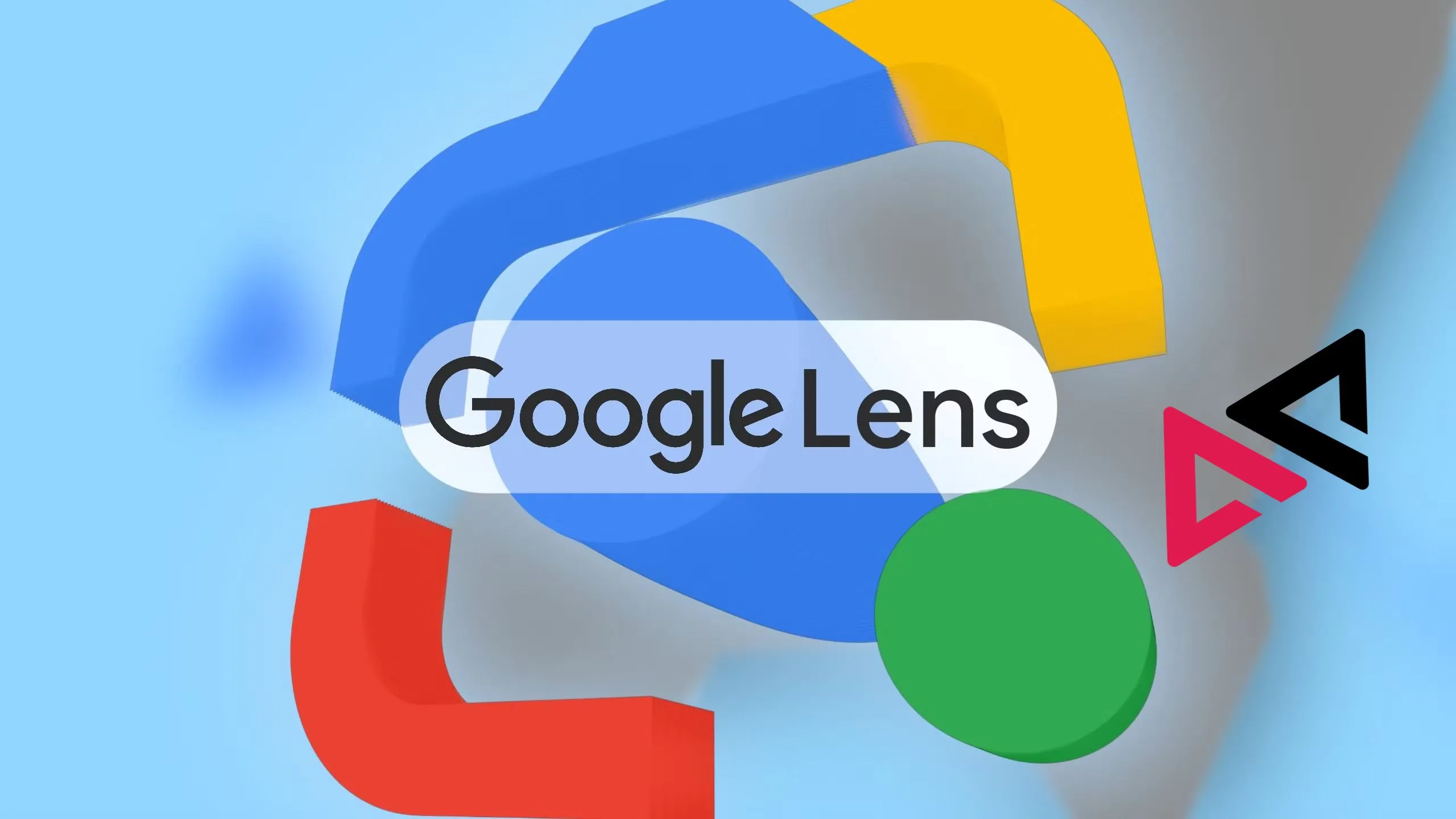 Giao diện Google Lens hiển thị kết quả tìm kiếm và vị trí thanh tìm kiếm hiện tại.