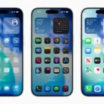 Giao diện mới Liquid Glass của iOS 26 với hiệu ứng kính mờ