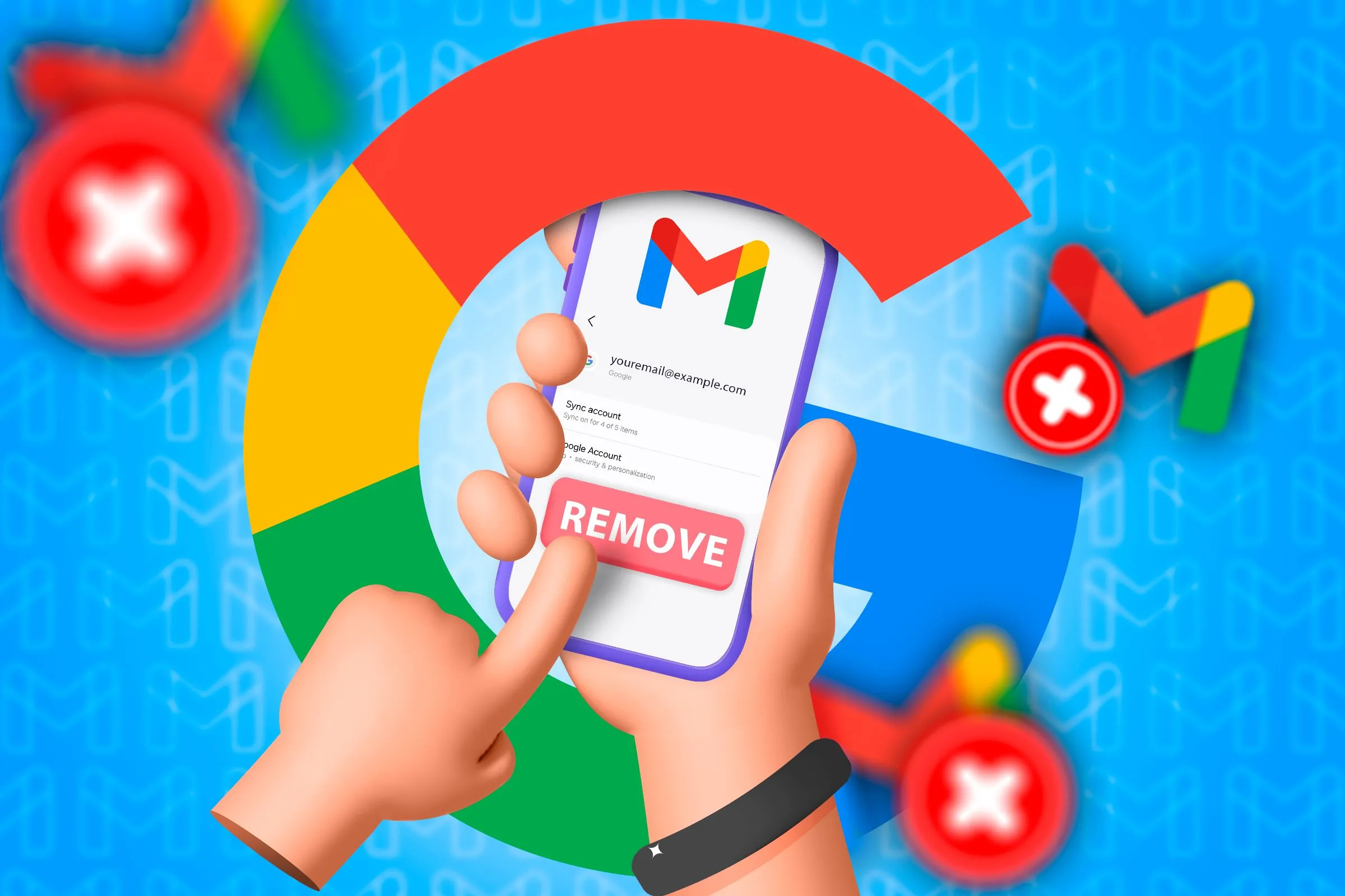 Giao diện ứng dụng Gmail mới với thiết kế Material 3 Expressive