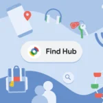 Hình ảnh banner chung của Google Find My Device, hiện đã đổi tên thành Find Hub