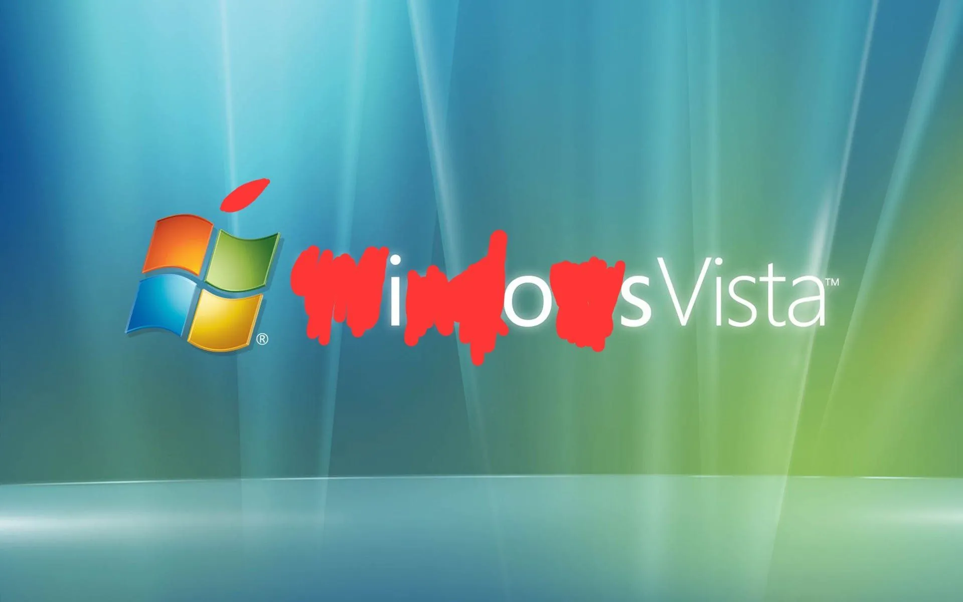 Hình ảnh so sánh giao diện Liquid Glass của iOS 26 với hiệu ứng Aero Glass của Windows 7