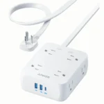Ổ cắm điện kiêm sạc Anker 341 USB trên nền trắng