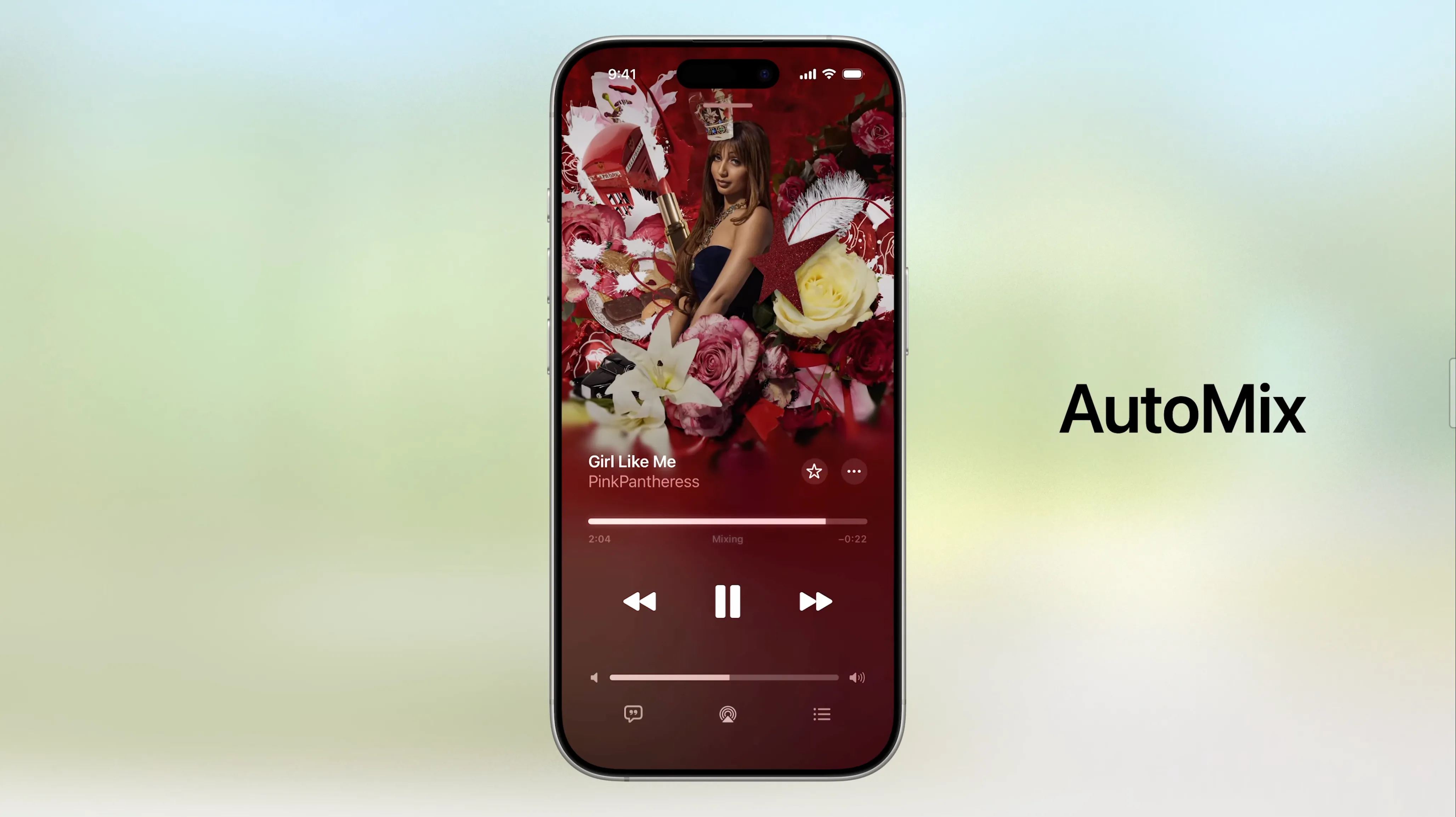 Tính năng Automix trong Apple Music trên iOS 26, chuyển đổi mượt mà giữa các bài hát