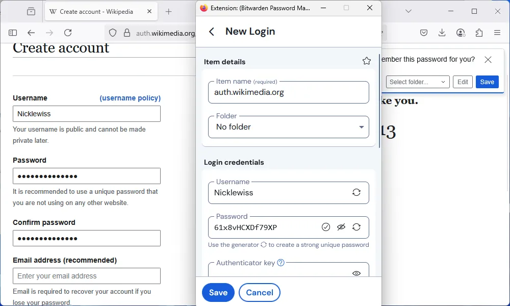Ví dụ Bitwarden đồng bộ mật khẩu đã lưu giữa các thiết bị