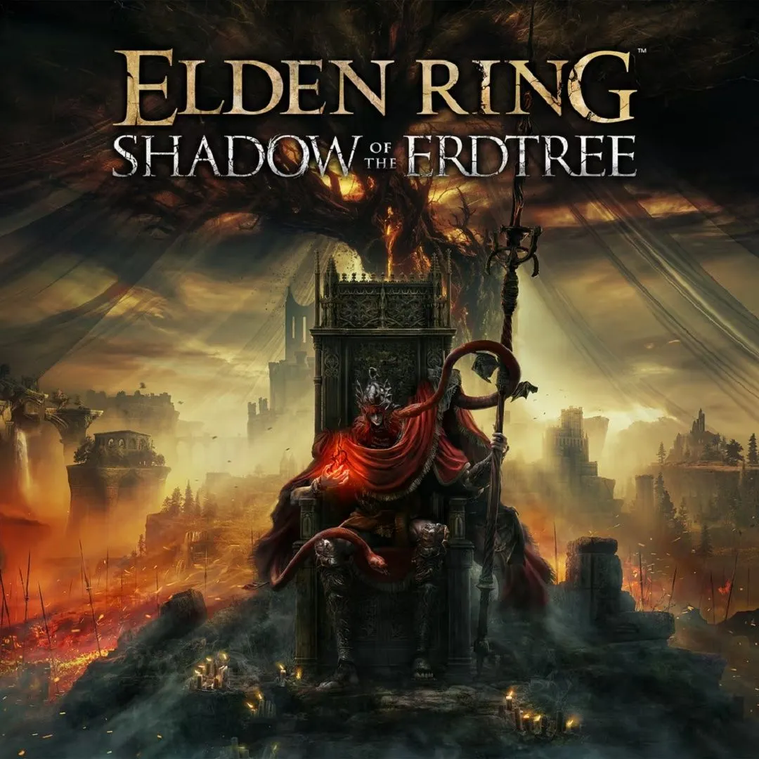 Ảnh bìa DLC Elden Ring: Shadow of the Erdtree, bản mở rộng đưa người chơi đến những vùng đất mới đầy thách thức và cả những trận đấu boss mà vấn đề camera vẫn còn tồn tại.