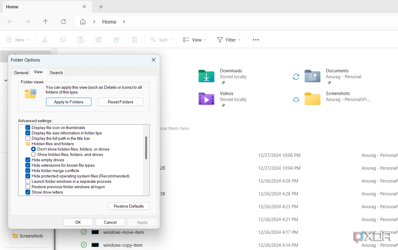 Cài đặt File Explorer cho phép tắt thông báo từ nhà cung cấp đồng bộ hóa để loại bỏ quảng cáo.