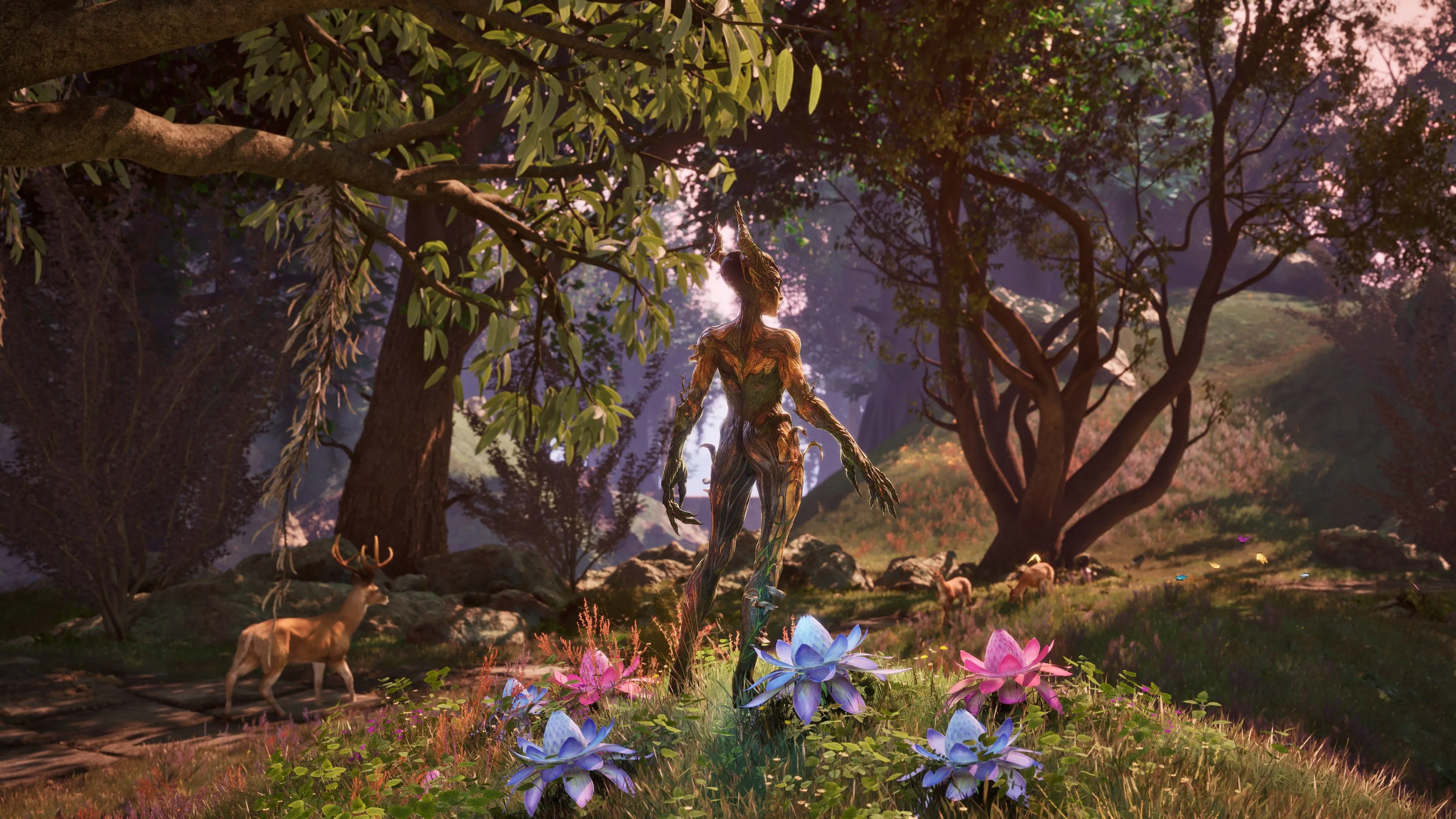 Cảnh trong game The Elder Scrolls IV: Oblivion Remastered, thể hiện đồ họa được cải thiện đáng kể so với bản gốc.