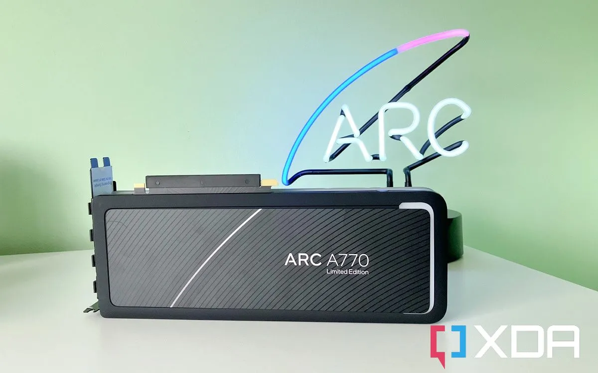 Card đồ họa Intel Arc A770.