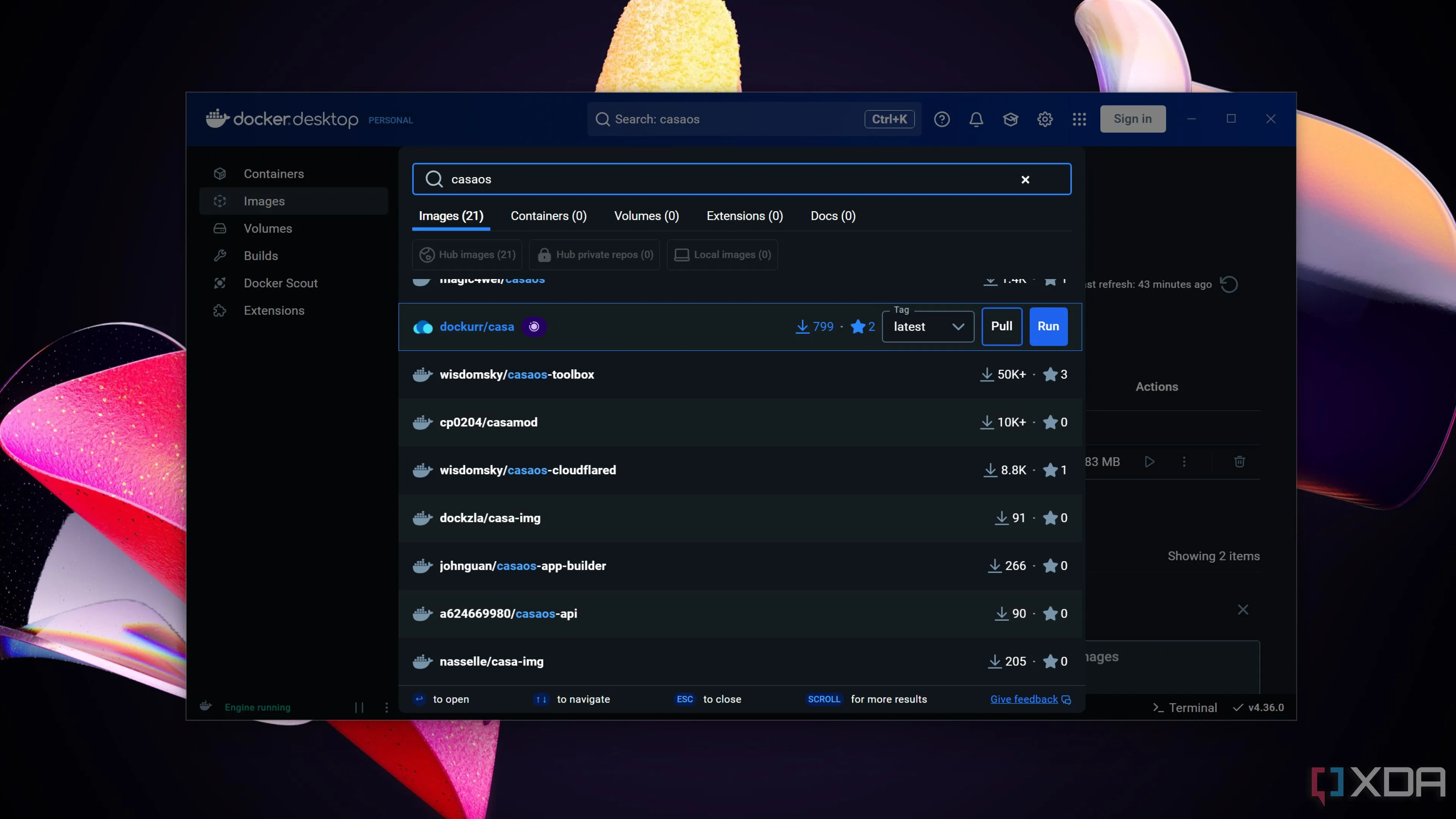 Docker Desktop chạy trên Windows 11