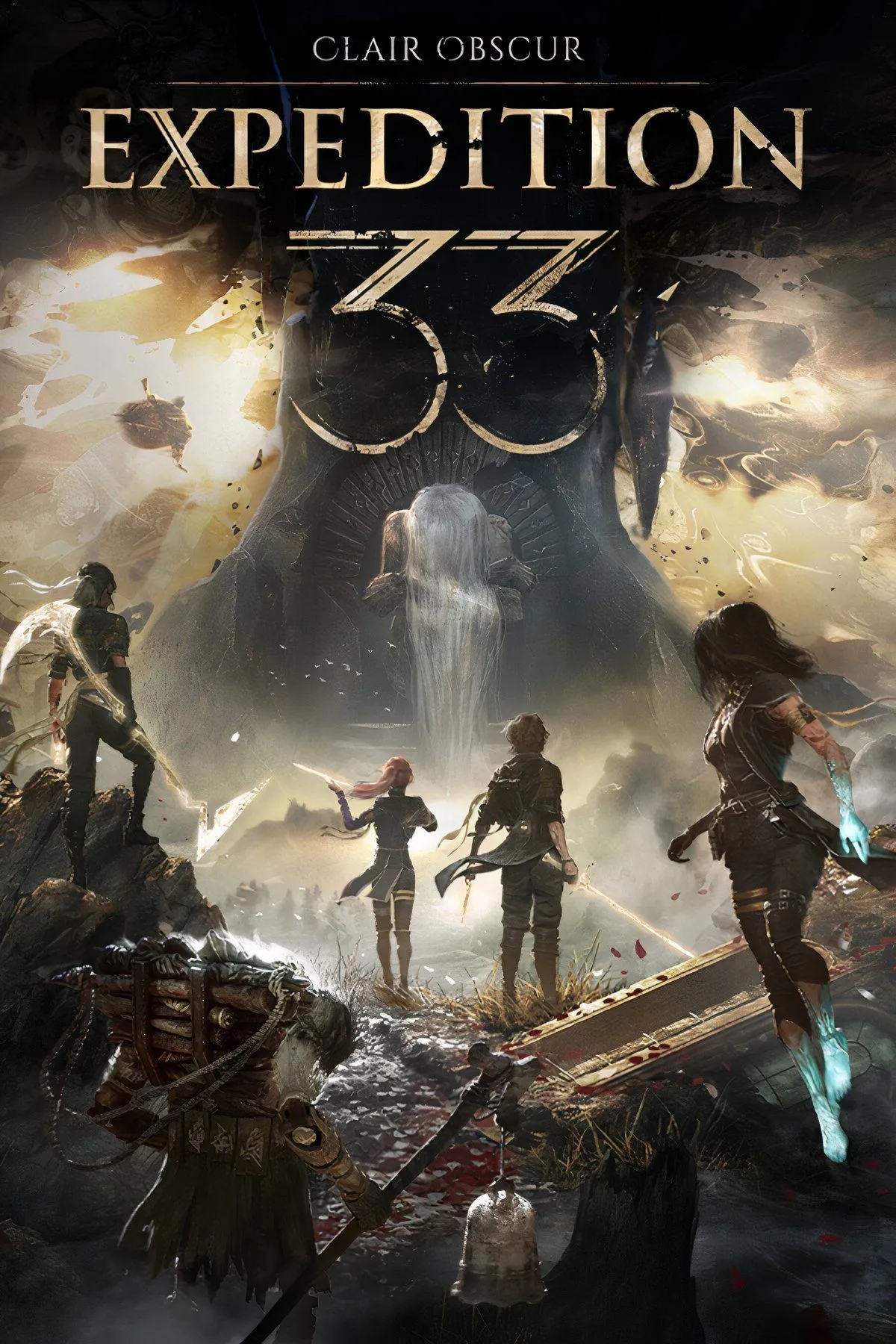 Giao diện gameplay của Clair Obscur: Expedition 33, thể hiện những thay đổi đột ngột trong cốt truyện và mục tiêu ban đầu của trò chơi.