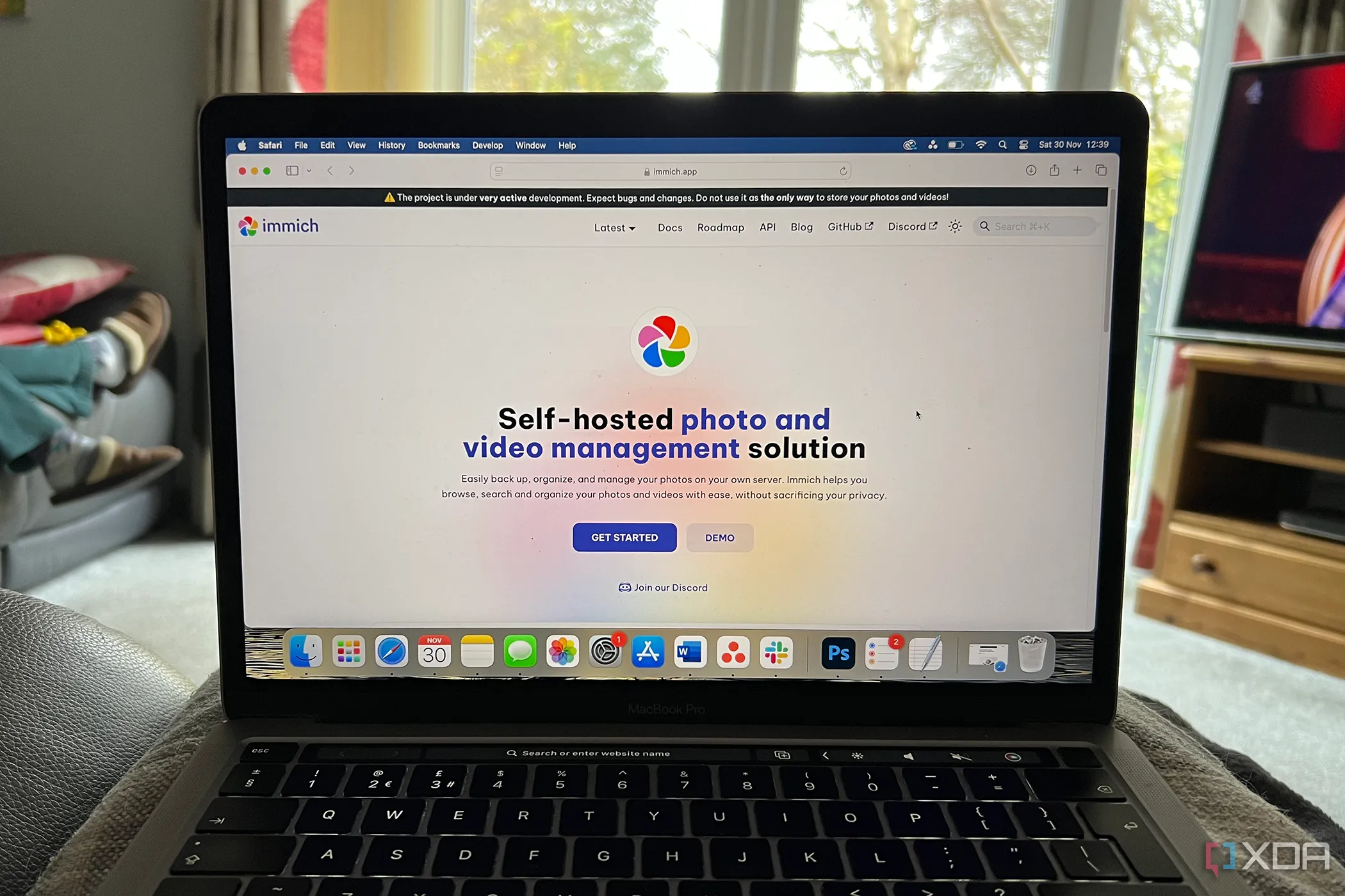 Immich trên máy MacBook