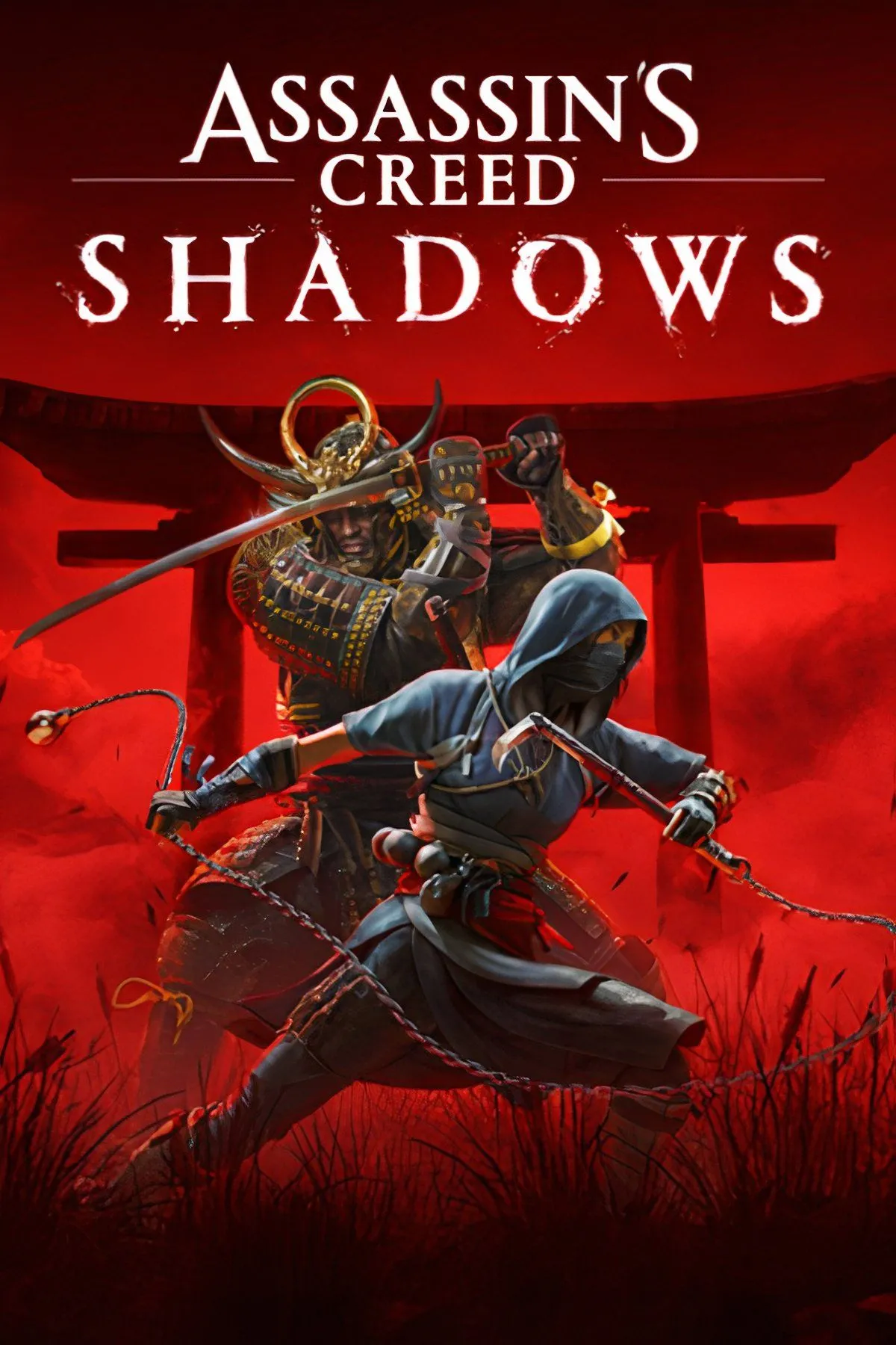 Khung cảnh hùng vĩ và nhân vật chính trong game Assassin's Creed Shadows