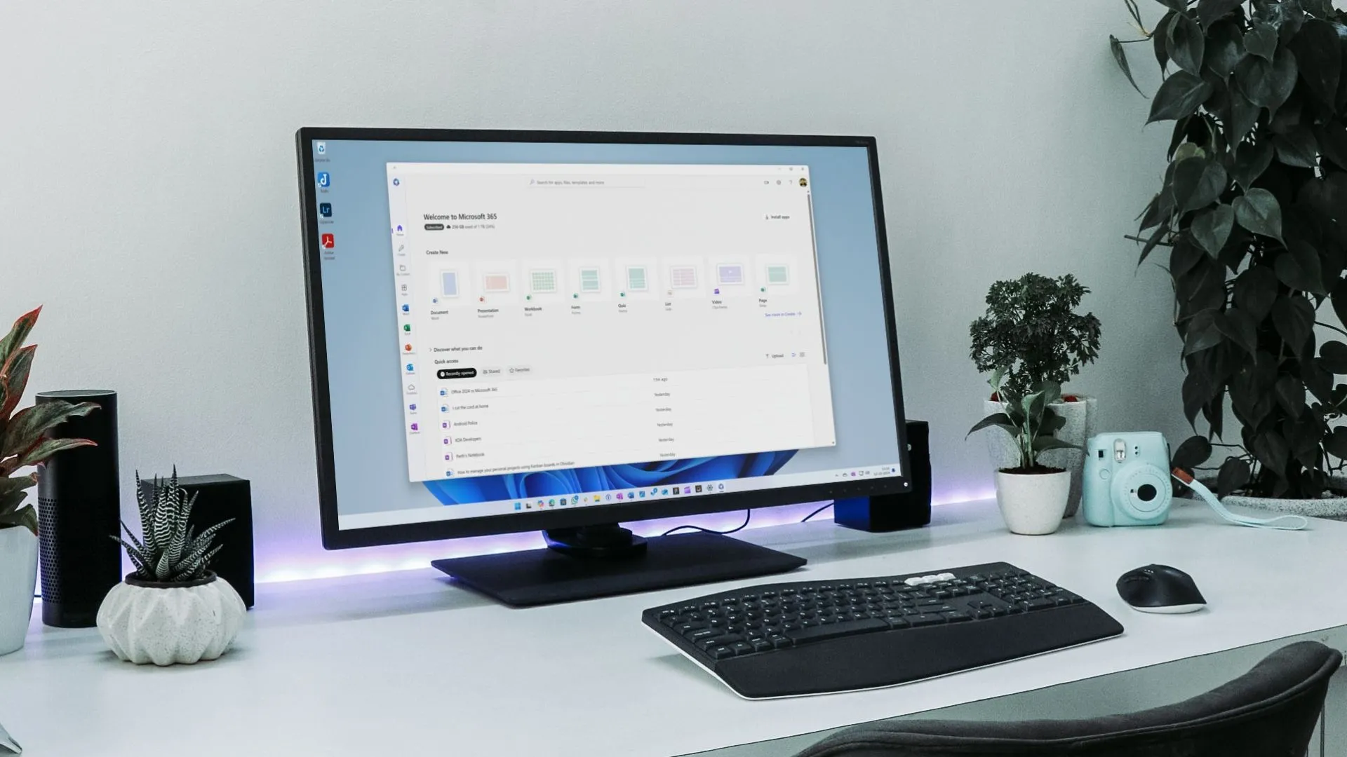 So sánh các biểu tượng mới của Office 2024 và Microsoft 365 trên màn hình máy tính