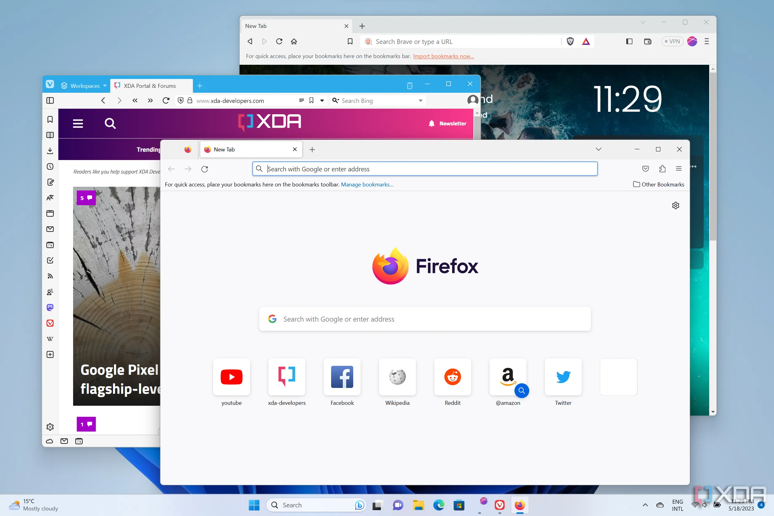 Trình duyệt web phổ biến trên Windows 11, nền tảng cho các dashboard năng suất.