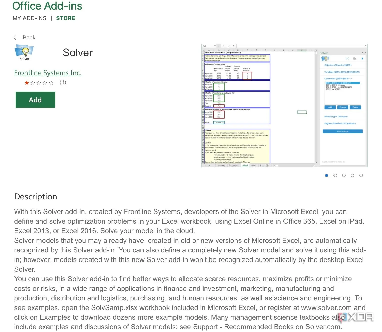 Add-in Solver trong Excel giúp tối ưu hóa các bài toán kinh doanh và phân bổ nguồn lực