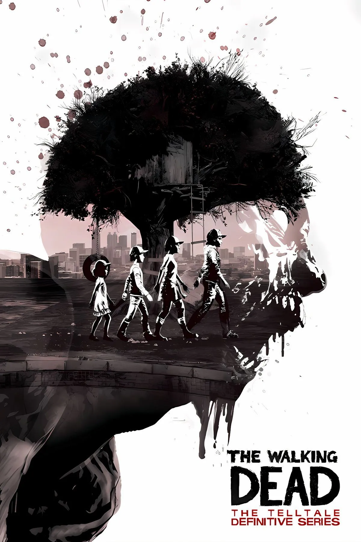 Ảnh bìa chính của The Walking Dead: The Telltale Definitive Series, giới thiệu bộ sưu tập game cốt truyện zombie kinh điển