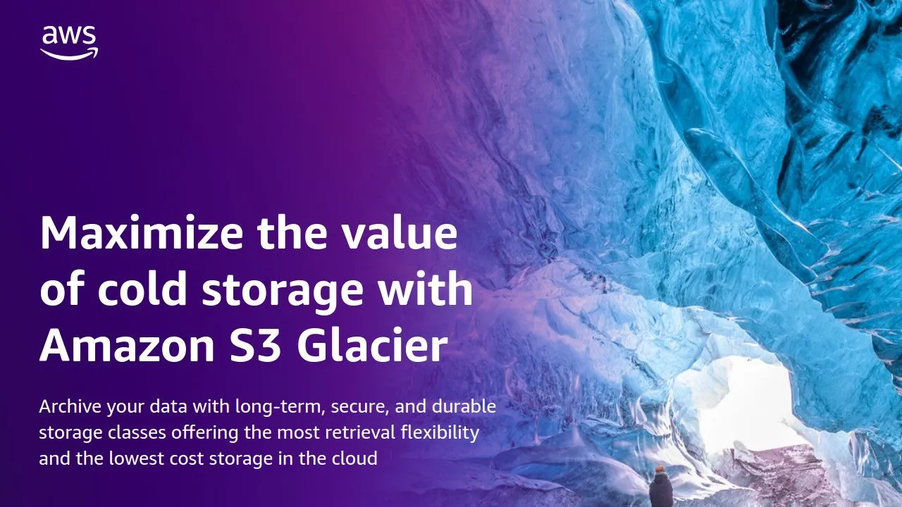Ảnh bìa ebook giới thiệu Amazon S3 Glacier, dịch vụ lưu trữ lạnh của AWS