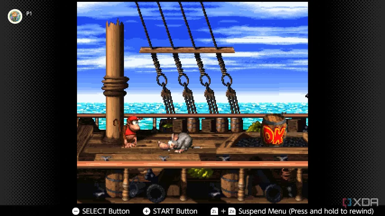 Ảnh chụp màn hình Donkey Kong Country 2: Diddy's Kong Quest trên dịch vụ Nintendo Switch Online