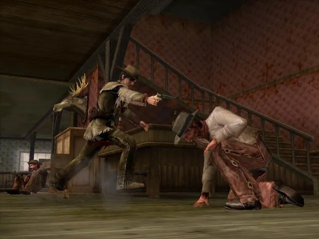 Ảnh chụp màn hình game Gun: nhân vật Colton đang chiến đấu tại Alhambra