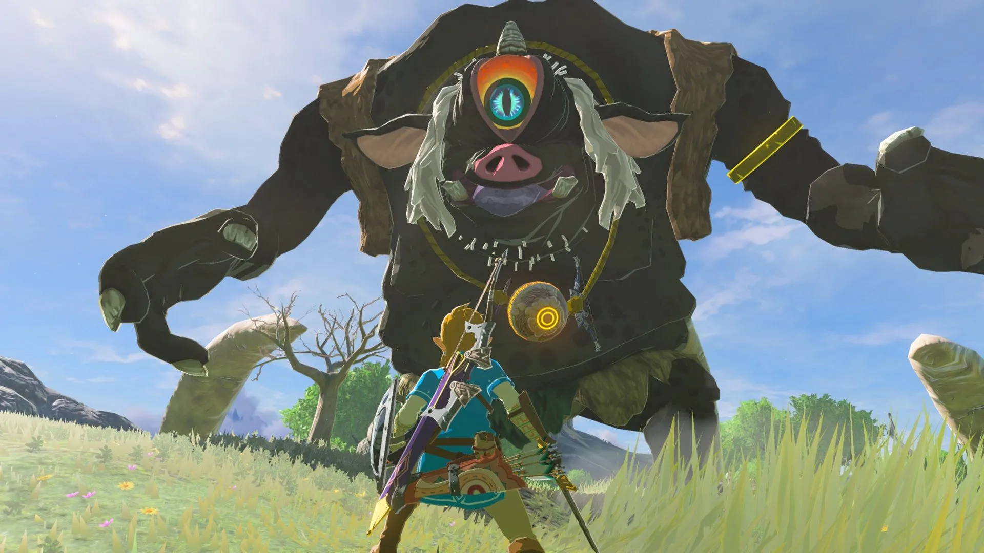 Ảnh chụp màn hình gameplay từ The Legend of Zelda Breath of the Wild phiên bản Switch 2 Edition