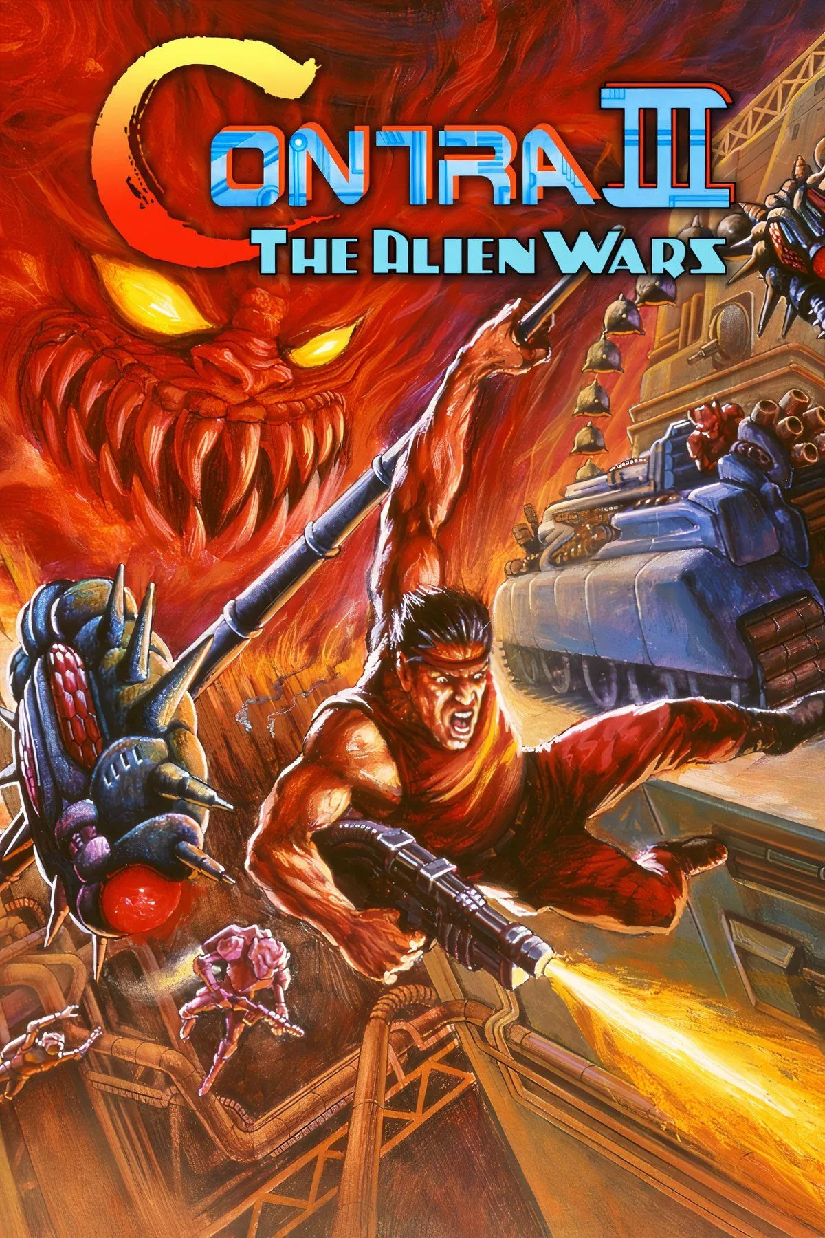 Ảnh tổng quan về game Contra III: The Alien Wars