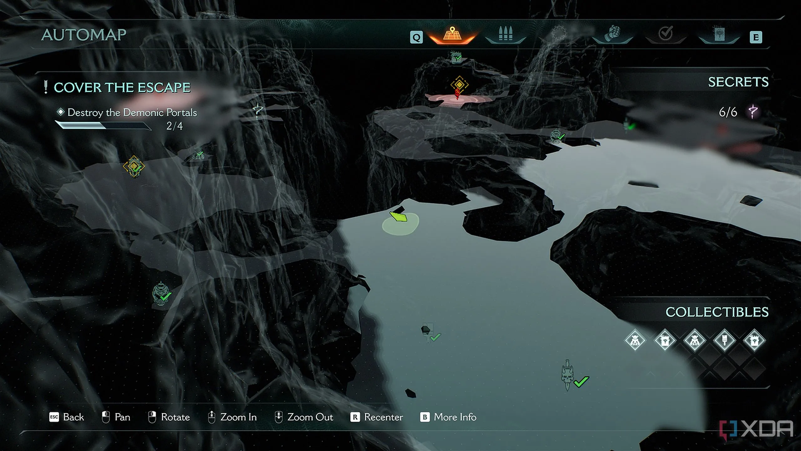 Bản đồ 3D chỉ dẫn vị trí của khu vực bí mật chứa Weapon Skin cho Combat Shotgun