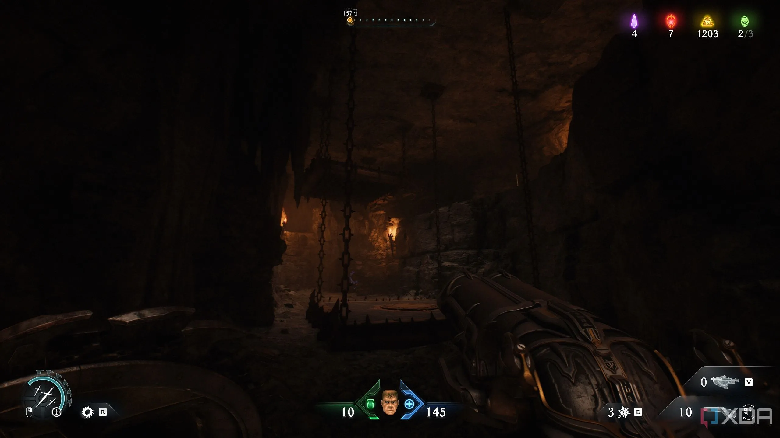 Bẫy gai trên trần nhà trong Chapter 20 Doom The Dark Ages