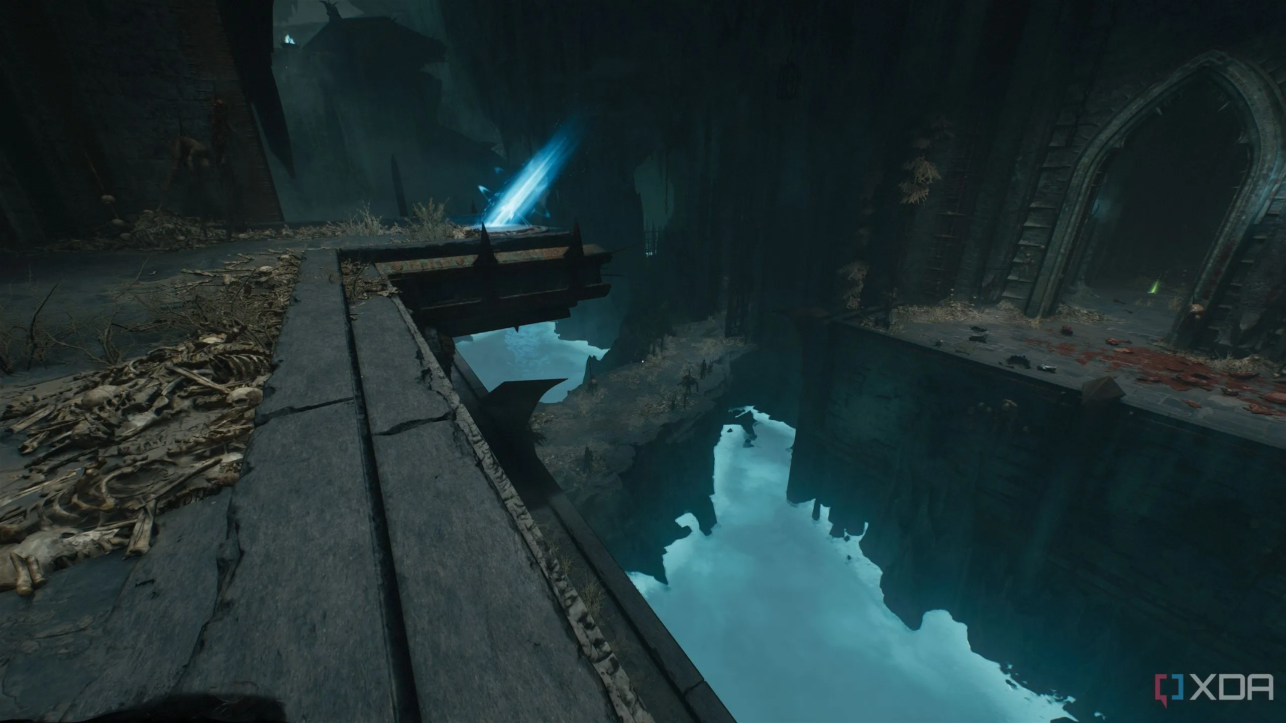 Bệ nhảy trước khi đến khu vực bí mật 2 trong Chapter 19 Doom: The Dark Ages