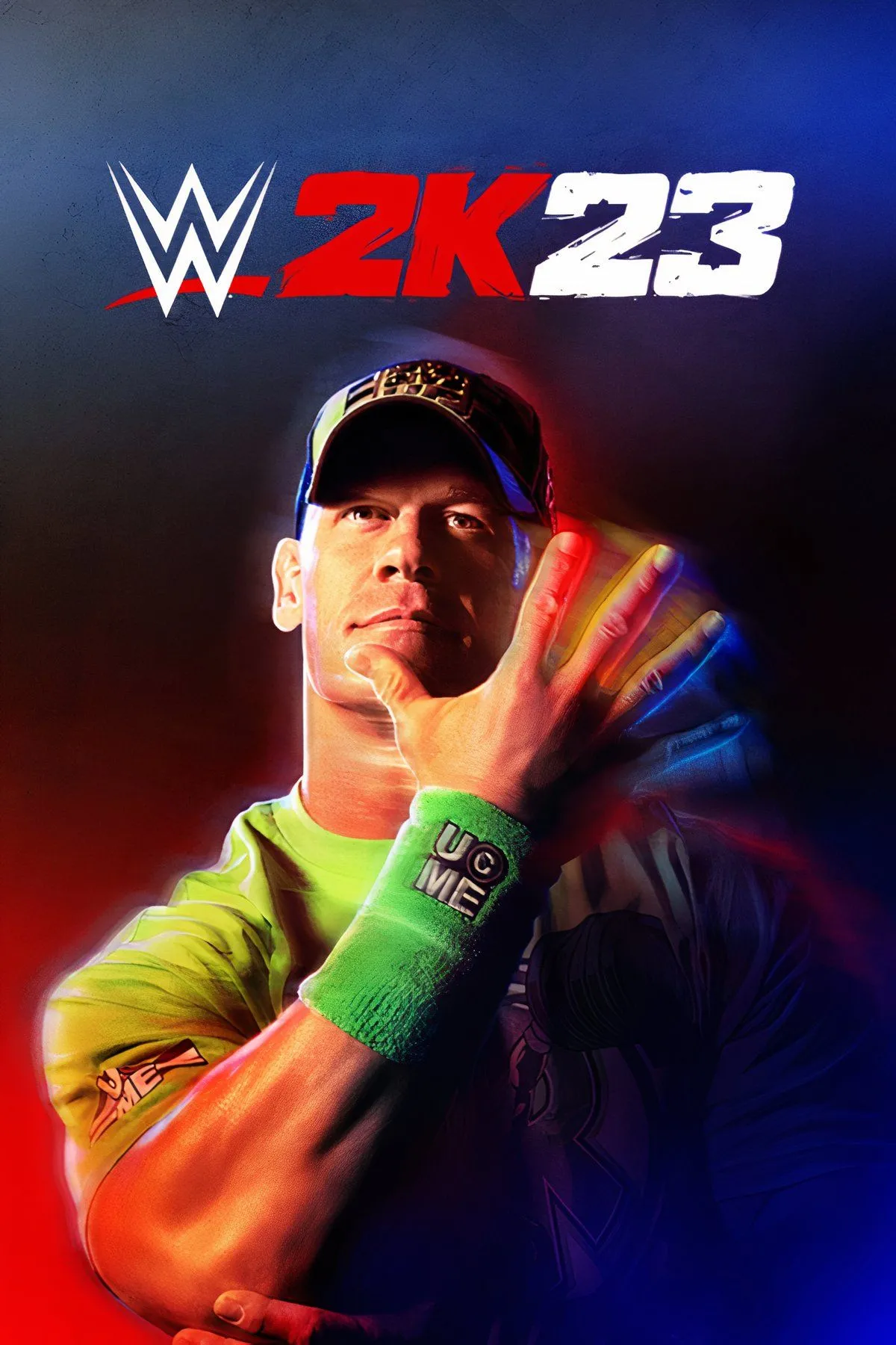 Bìa game WWE 2K23 với John Cena, nổi bật với chế độ WarGames