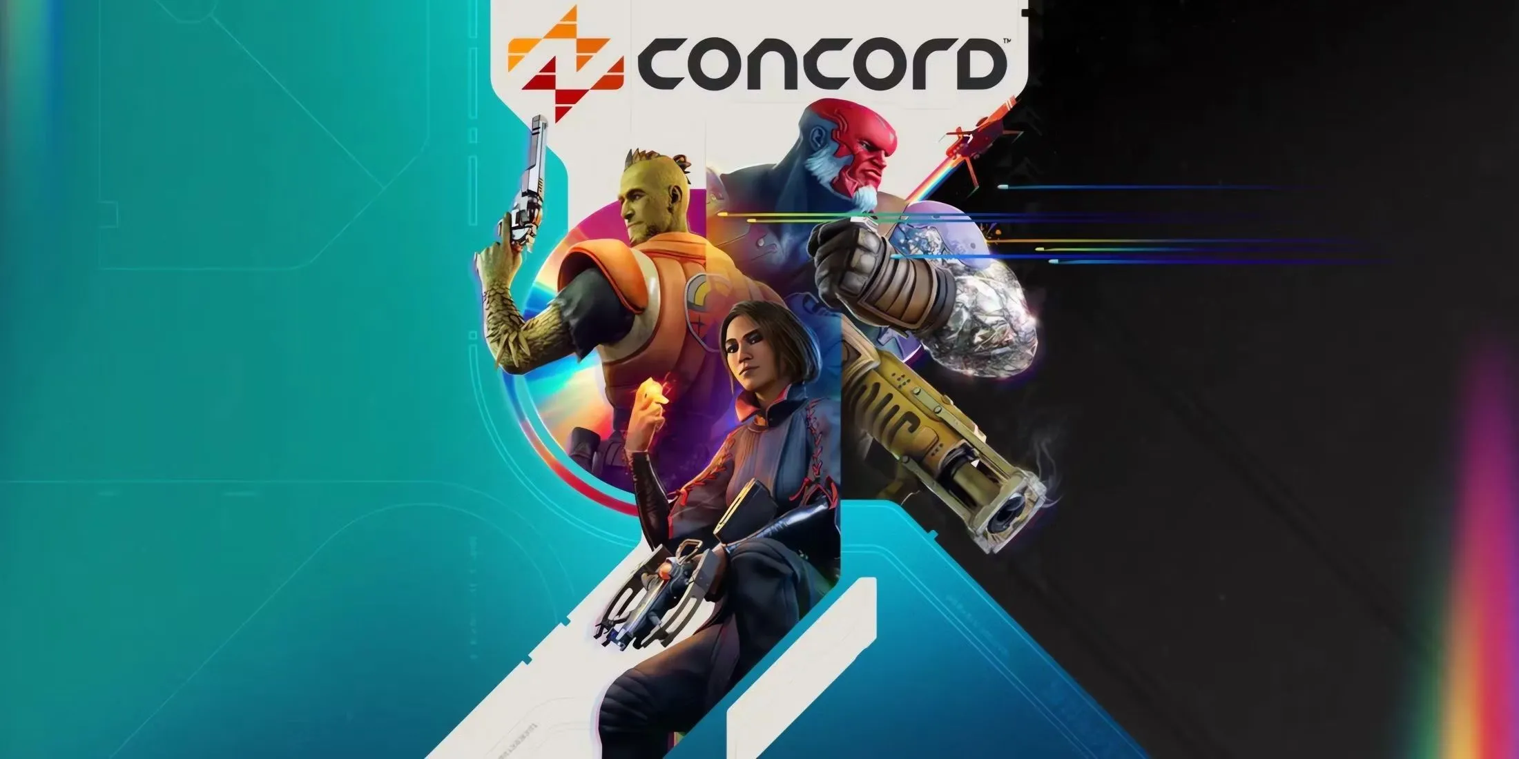 Bìa nghệ thuật của game bắn súng Concord