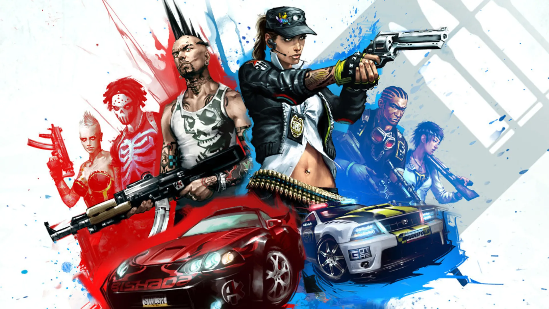 Bìa nghệ thuật của game trực tuyến APB All Points Bulletin