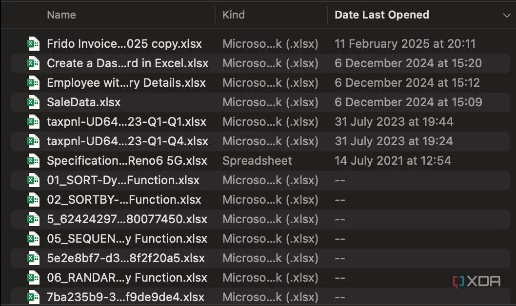 Biểu tượng file Excel với định dạng .xlsx thể hiện khả năng tương thích rộng rãi