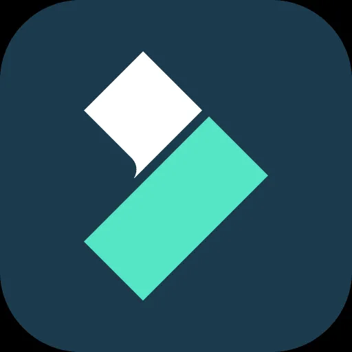 Biểu tượng logo Filmora của Wondershare