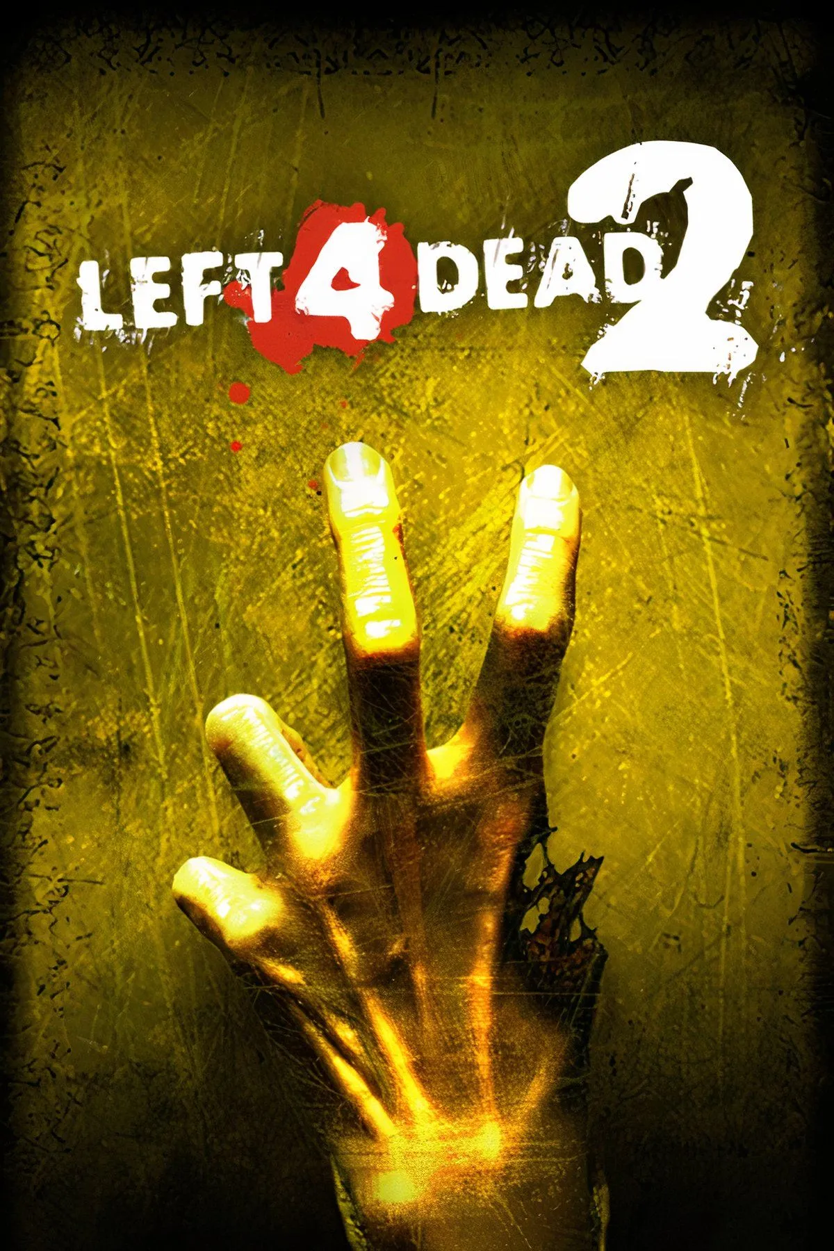 Bốn người sống sót chiến đấu chống lại đàn zombie trong game Left 4 Dead 2