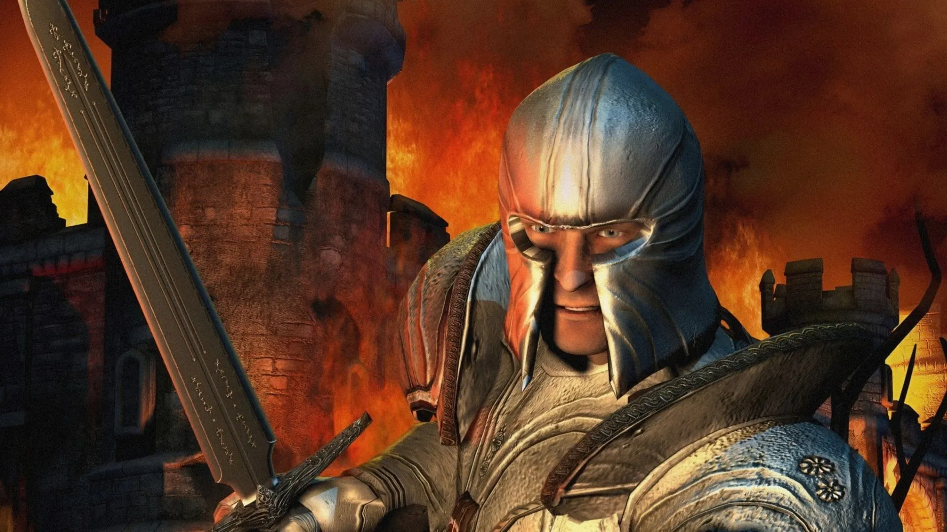 Bức tranh minh họa nghệ thuật cho tựa game The Elder Scrolls IV Oblivion Remake được đồn đoán