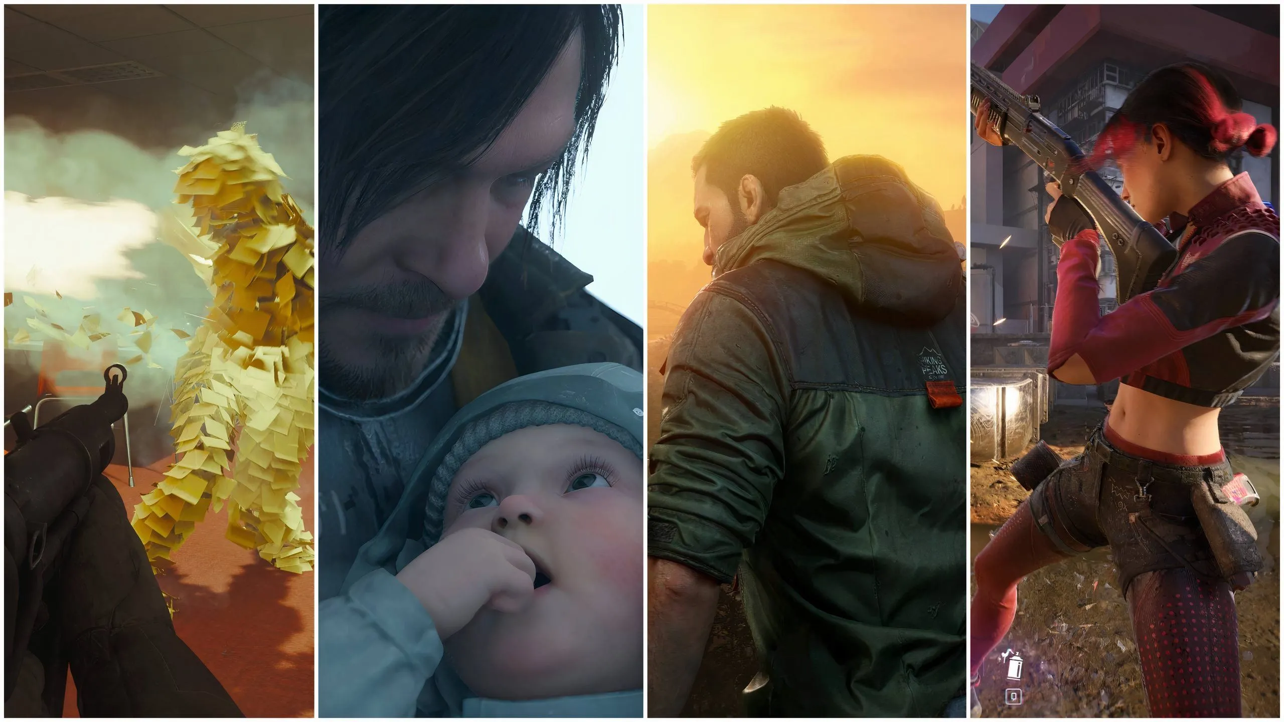 Các ảnh chụp màn hình từ FBC: Firebreak, Death Stranding 2, Dying Light: The Beast và Spine: This is Gun-Fu