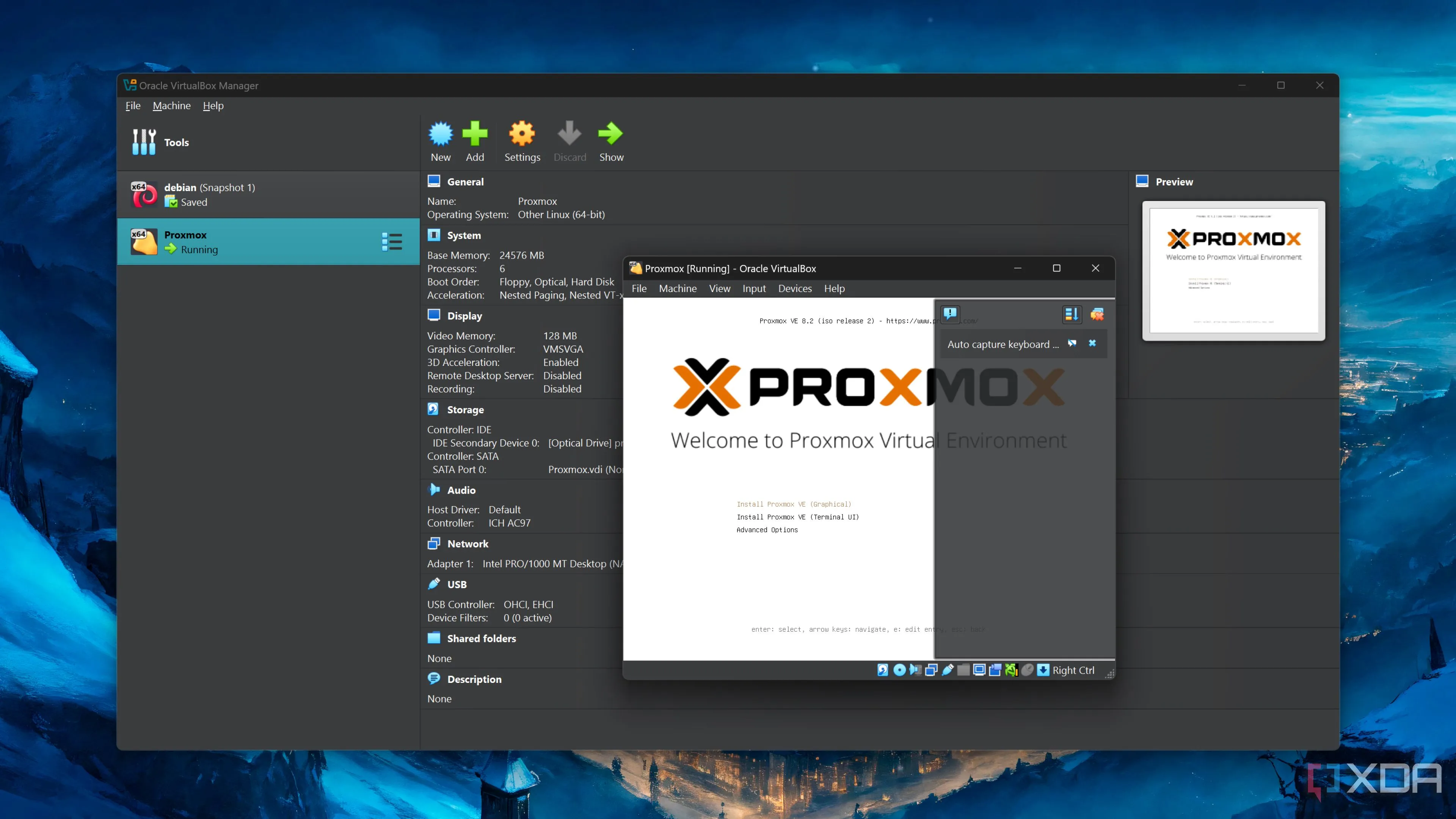 Cài đặt Proxmox trong VirtualBox