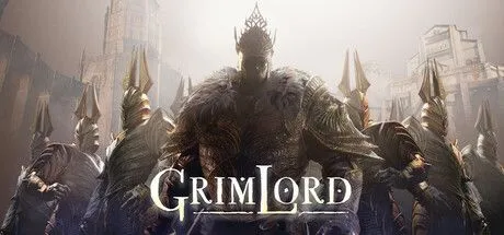 Cảnh chiến đấu trong game Grimlord VR với nhân vật đang vung kiếm trước một đối thủ lớn, gợi nhớ phong cách Dark Souls