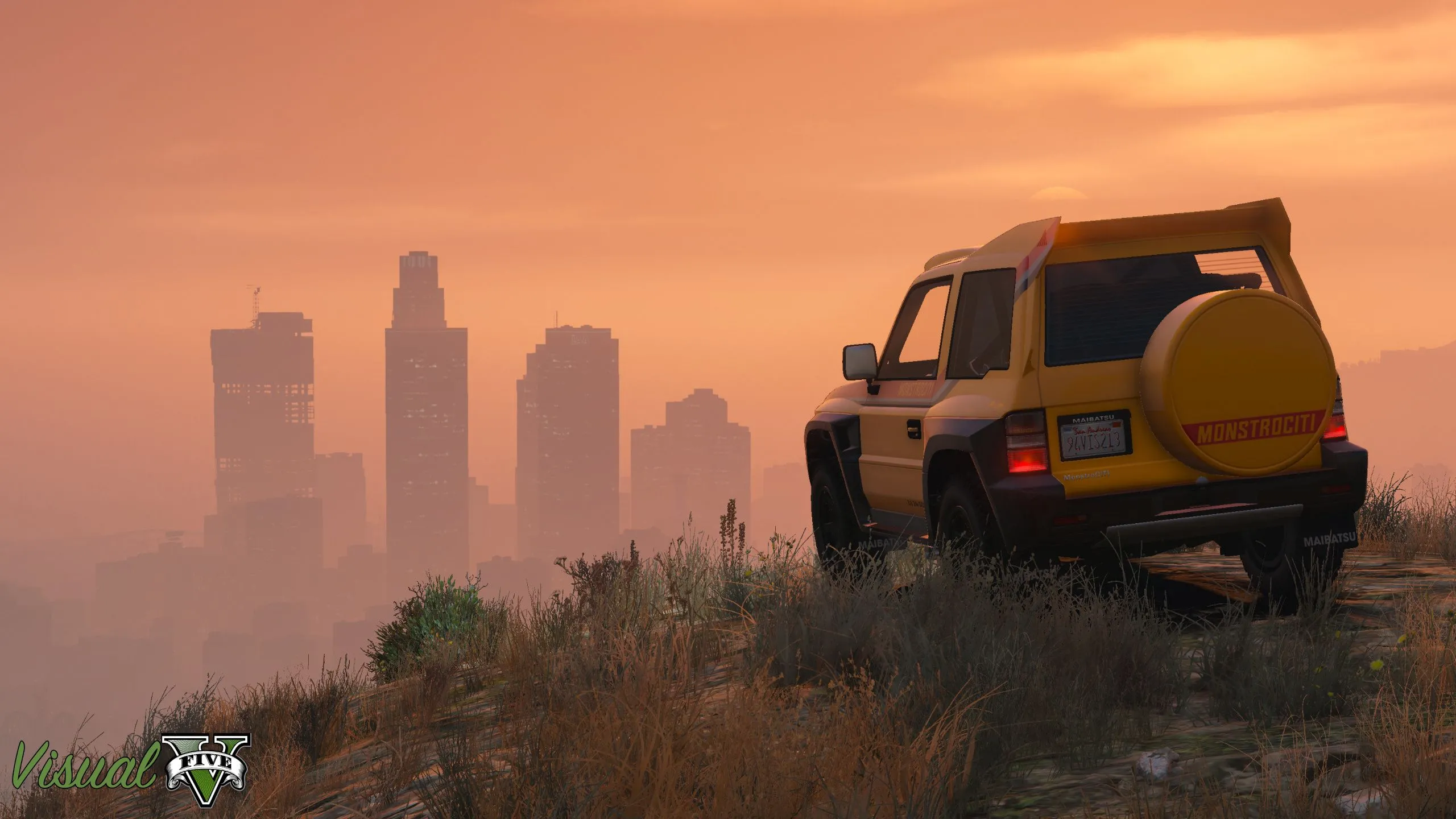 Cảnh game Grand Theft Auto V với đồ họa được cải thiện, minh họa trải nghiệm trên Xbox Game Pass