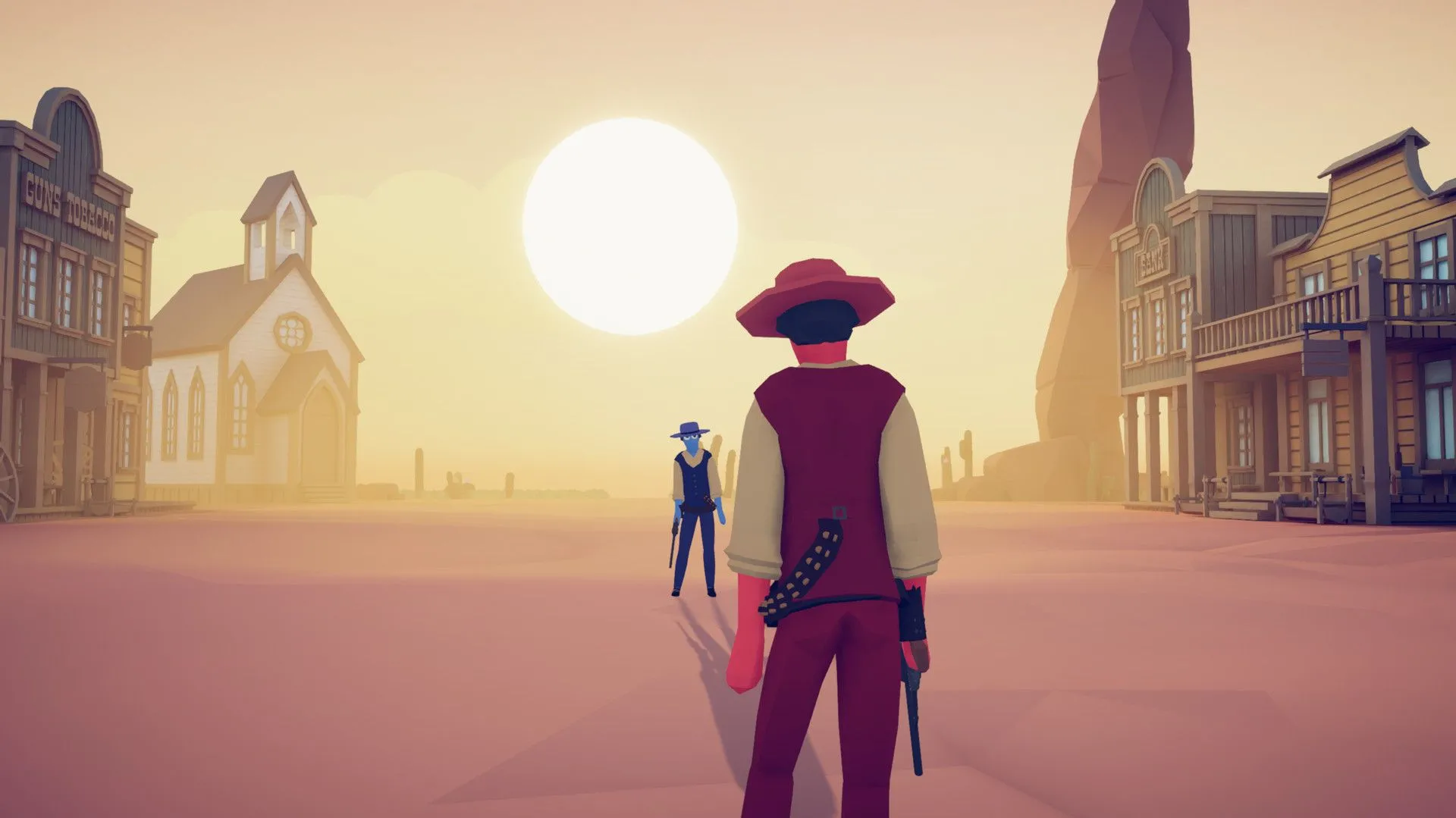 Cảnh game Totally Accurate Battle Simulator (TABS) với các đơn vị hài hước