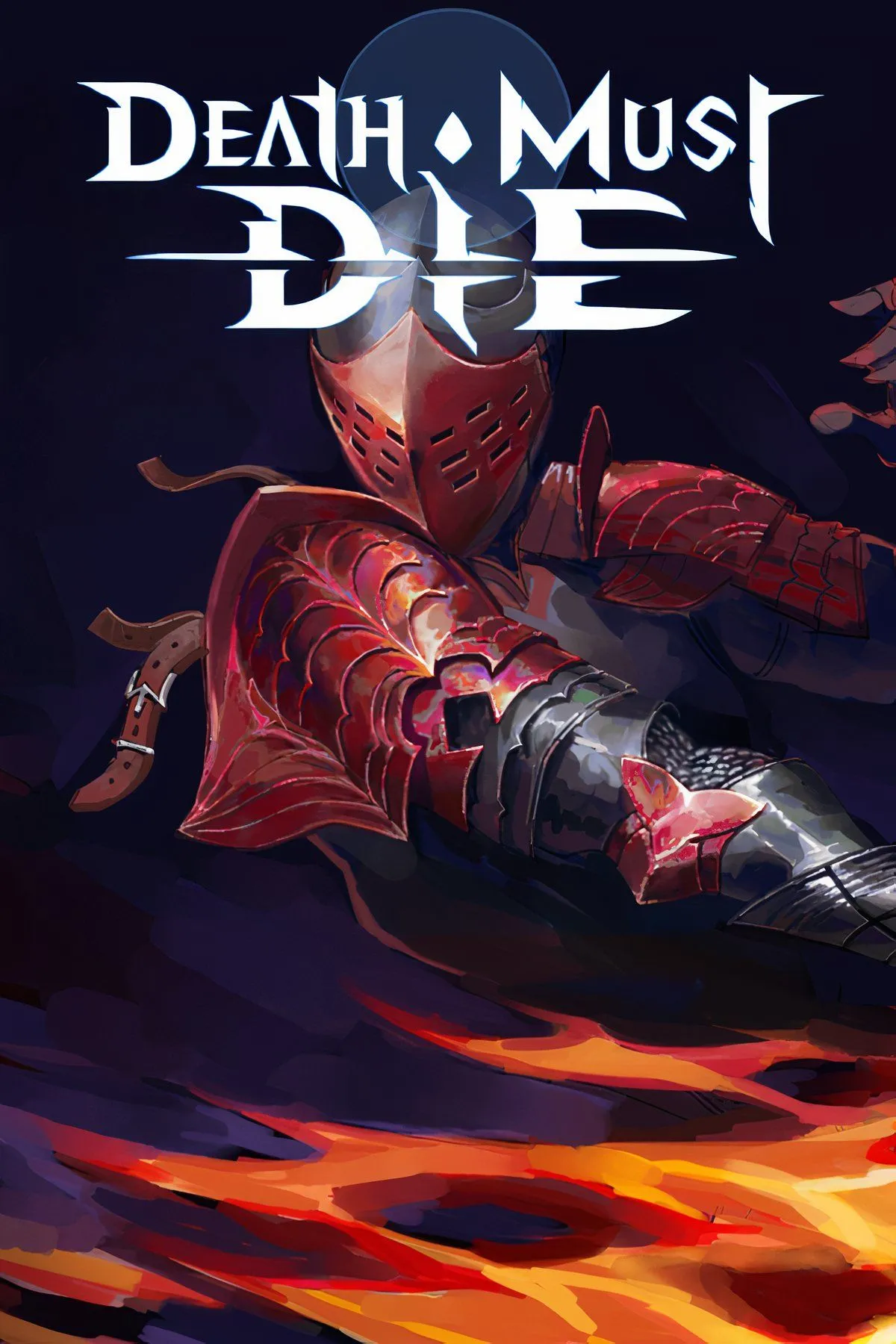 Cảnh gameplay của Death Must Die, kết hợp yếu tố RPG và roguelike theo phong cách Vampire Survivors.