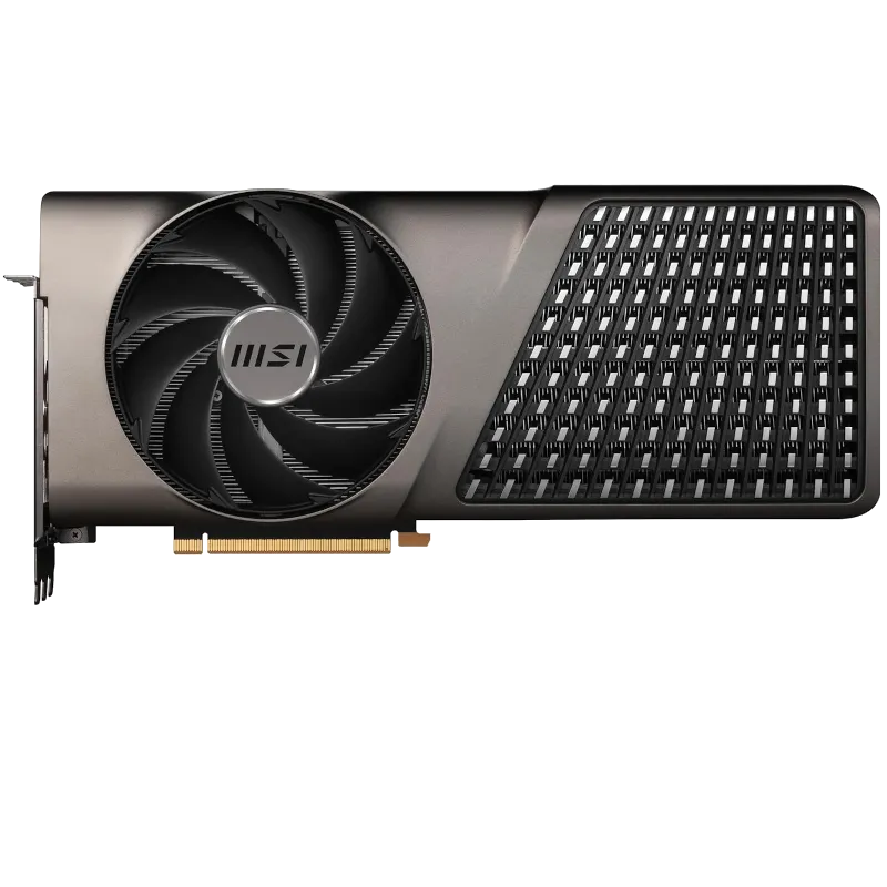 Card đồ họa MSI GeForce RTX 4080 Super Expert với thiết kế tản nhiệt ba quạt