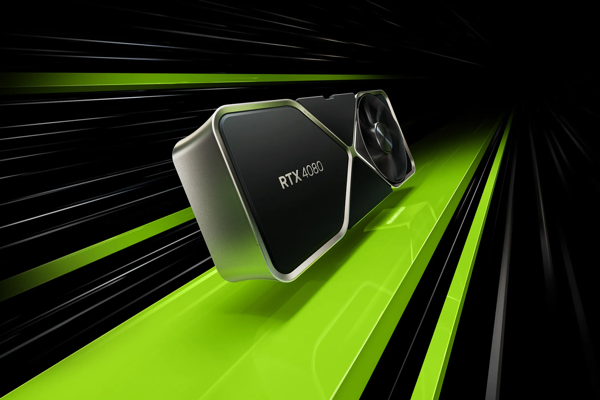 Card đồ họa NVIDIA RTX 4080 được render trong Blender