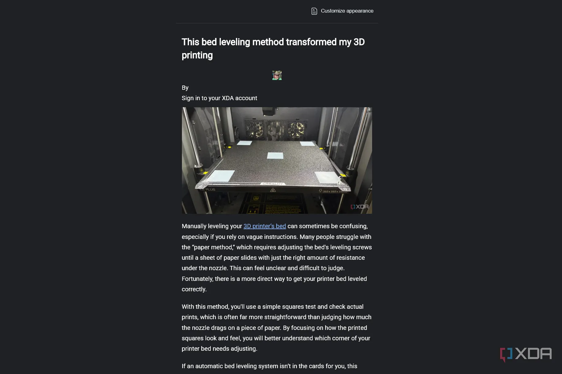 Chế độ đọc tập trung của Opera hiển thị nội dung trang web rõ ràng, không bị xao nhãng