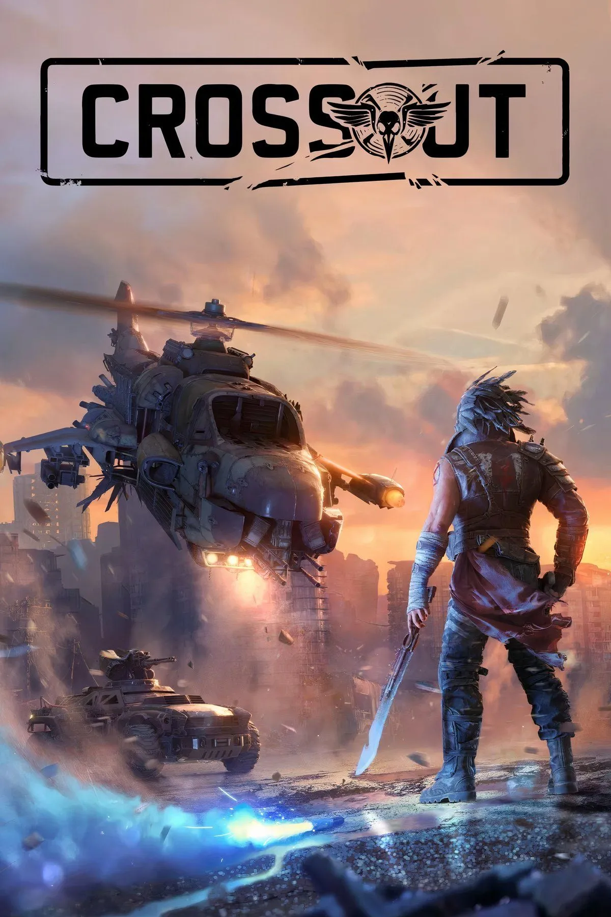 Chiếc xe chiến đấu được tùy chỉnh độc đáo trong game Crossout, sẵn sàng tham gia trận chiến hậu tận thế