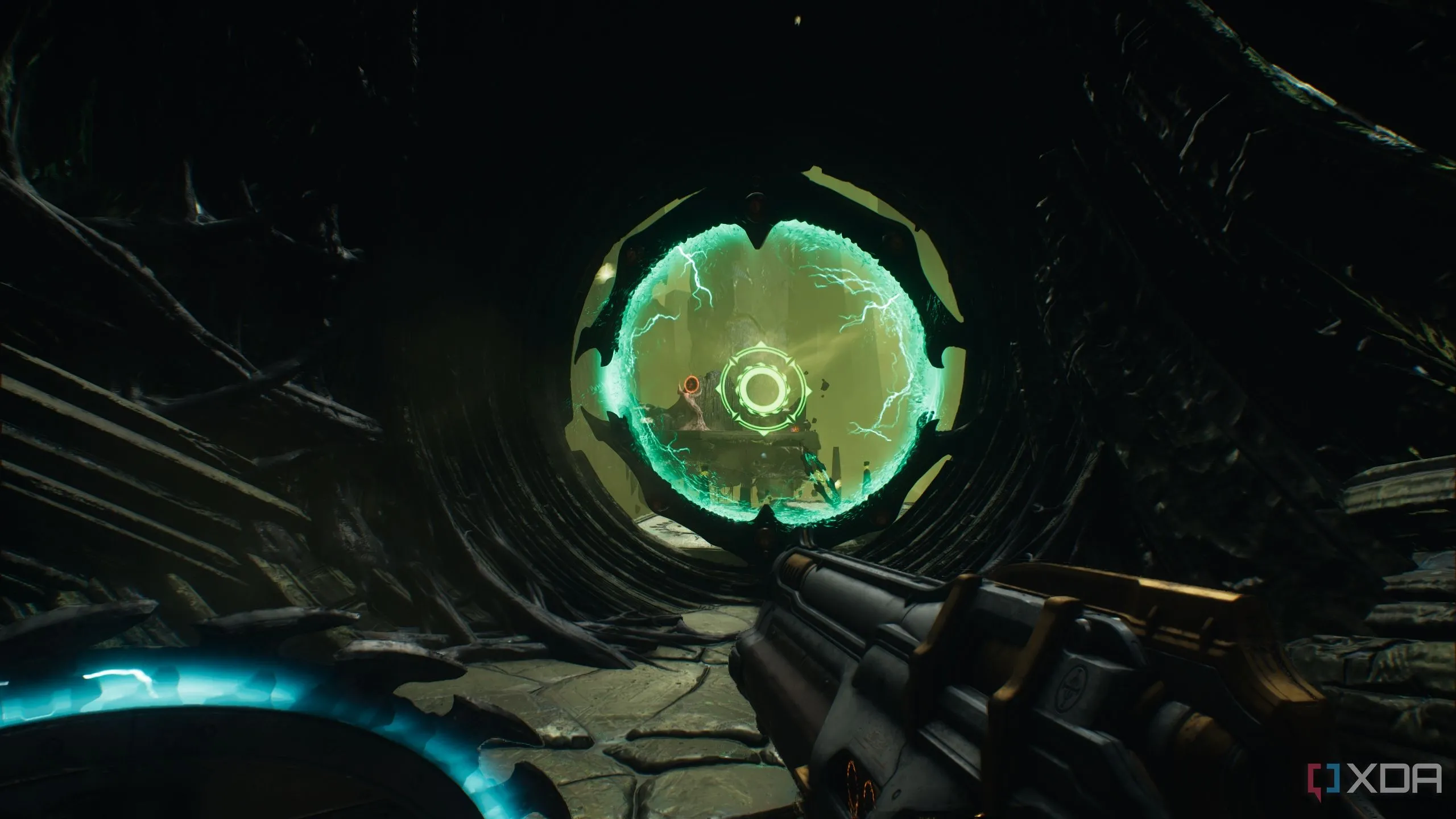 Cổng Shield Portal bí mật dẫn đến khu vực bí mật 9 trong Chapter 15 Doom The Dark Ages.