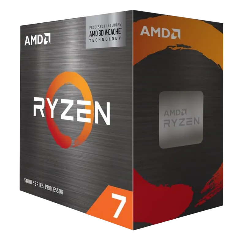 CPU AMD Ryzen 7 5700X3D đang hiển thị trên nền trắng