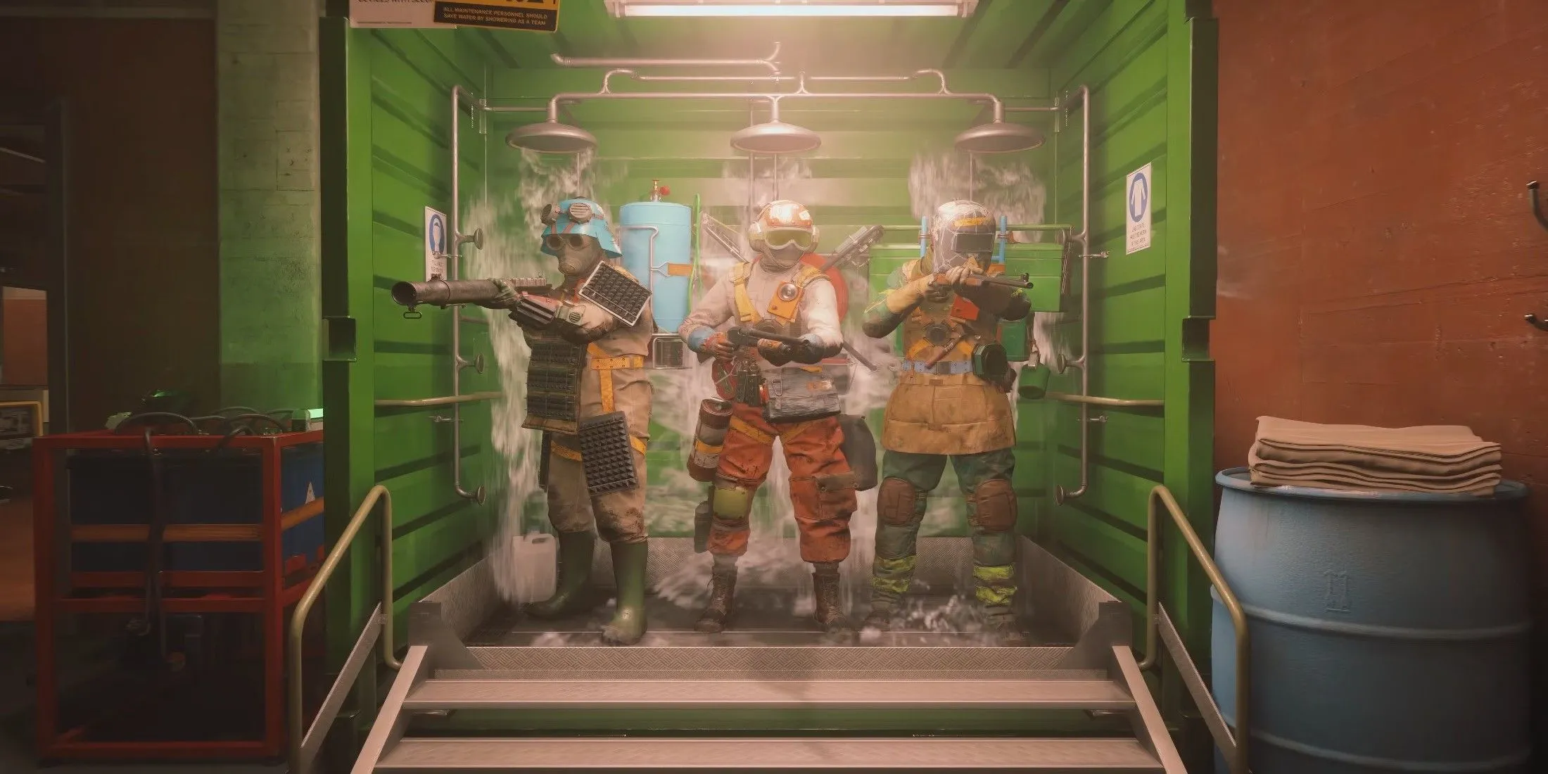 Đặc vụ FBC: Firebreak chiến đấu trong khu vực ẩm ướt, tận dụng môi trường trong gameplay